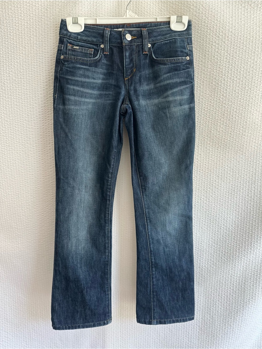 JOE’S JEANS Honey Bootcut Medium Wash Stretch Jeans Size 24 Low Rise Y2K Denim
